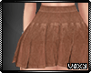 Corduroy Skirt - Brown