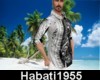 HB black and white shirt