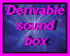Derivable sound box