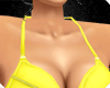 Yellow bikini top
