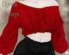 Q&Igrave;&para;Y&Igrave;&para;  Off Shoulder Red