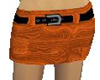 Swank Mini-Skirt Orange