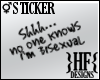 }HF{ Sticker - Bisexual