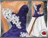 *SC-Bleu Fleur Gown