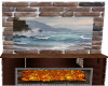 Waves Fireplace