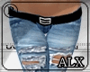 [Alx]Ripped Blue Jean PB