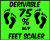 ♠{J} 75 % Foot Scaler