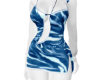 Latex Dress Blue V2
