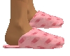 pink warm slippers