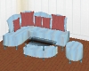 FF~ Blue - Rose Couch