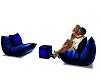 MRC Blue Love Couches