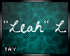 "Leah" L