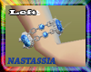 Blue Gems Bracelet Left