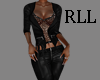 RLL LEATHER JACKET PANTS