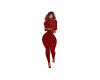 Red boho jump suit