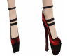 Dark Red Diva Sandal