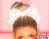 Unks White Big Hair Bow