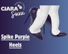 Spike Purple Heels