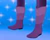 PurpNOrchid Fringe Boots