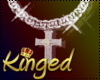 [K]Silver Cross Chain