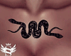 1♣ Snake Chest Tattoo