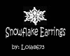 SNOWFLAKE EARRINGS