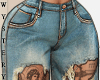 ⓦ TATTOO CARGO Jeans 1