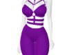 Purple Strap Bodysuit