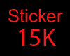 15K  Product  Sticker