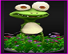 Frog in Grass Animals Green Grass Flowers Halloween Costumes Fun Funny
