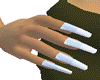 Icey blue nails