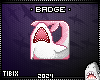 CubeShark Pink Badge