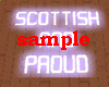 GL-Scottish neon sign