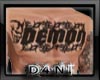 Demon Chest Tattoo