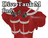 Dive Tank M red