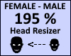 Head Scaler 195%