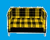 Yellow Plaid Couch