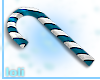 ♡ christmas cane blue