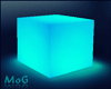 ♔ Neon cube - Skyblue