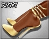 "RSS"SEXY GOLDEN SHOES