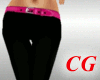 (CG) Black Pants Pink