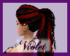 (V) red/blk ponytail
