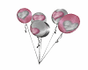 sparkly heart balloons