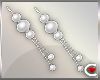 *SC-White Pearl Earrings