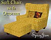 Soft Chair w/Ottoman Ylw
