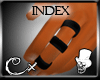 [CX]Index rings black L