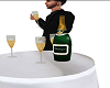 balde de  champanhe