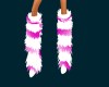S.T PINK FUR BOOTS