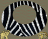 Zebra Bling Hoops