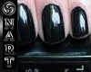black long nails